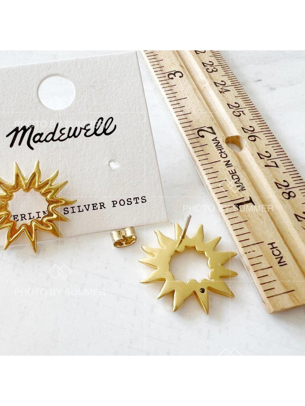 Madewell Sunburst Stud Earrings - Picture 5 of 5